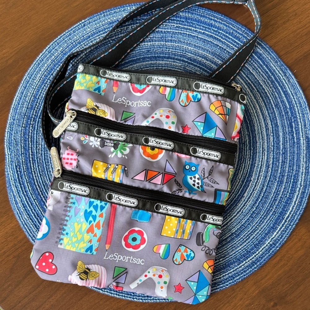 LeSportsac Kids Multicolor Patterned Bag NWOT